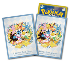 Japanese Pokemon Eeveelutions Sleeves - 64ct (Pokemon Center EXCLUSIVE)